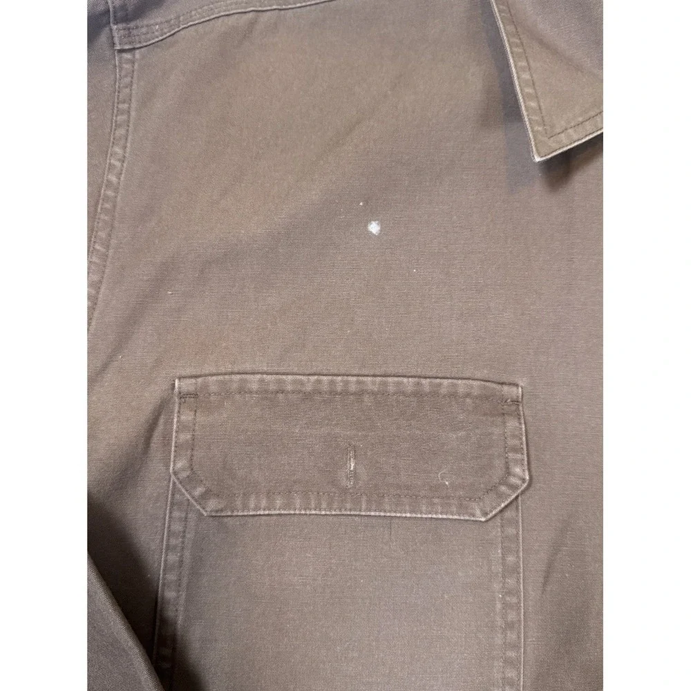 3 Cabelas Shirts Cotton Heavy Duty Long Sleeve Button Outdoor Work Men's XL Tall - Picture 4 of 16